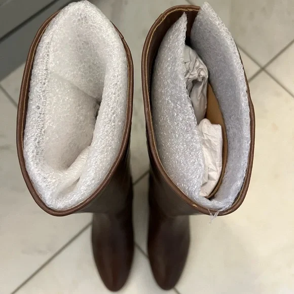 Loeffler Randall Matilde Demi-Wedge Knee Boot, Chestnut - Picture 10 of 14